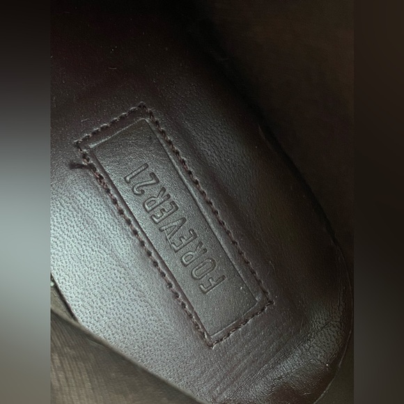 Forever 21 - Brown Ankle Boots - Like New - 7 - Picture 10 of 10
